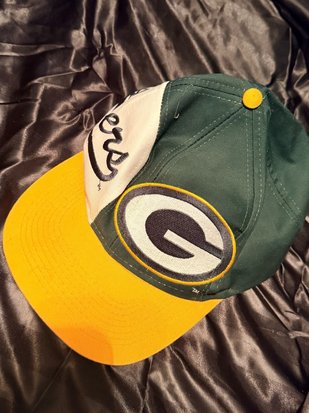 Vintage 1990s Green Bay Packers NFL Logo 7 Snapback Hat